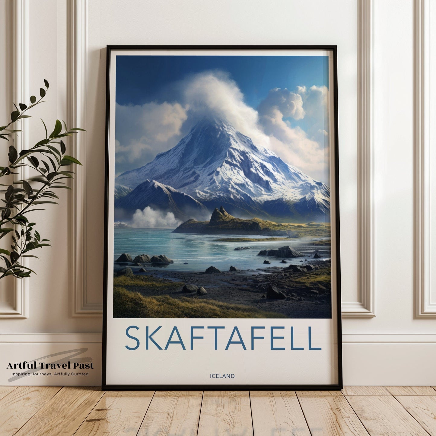 Skaftafell Poster | Iceland Wall Art | Nordic Decor