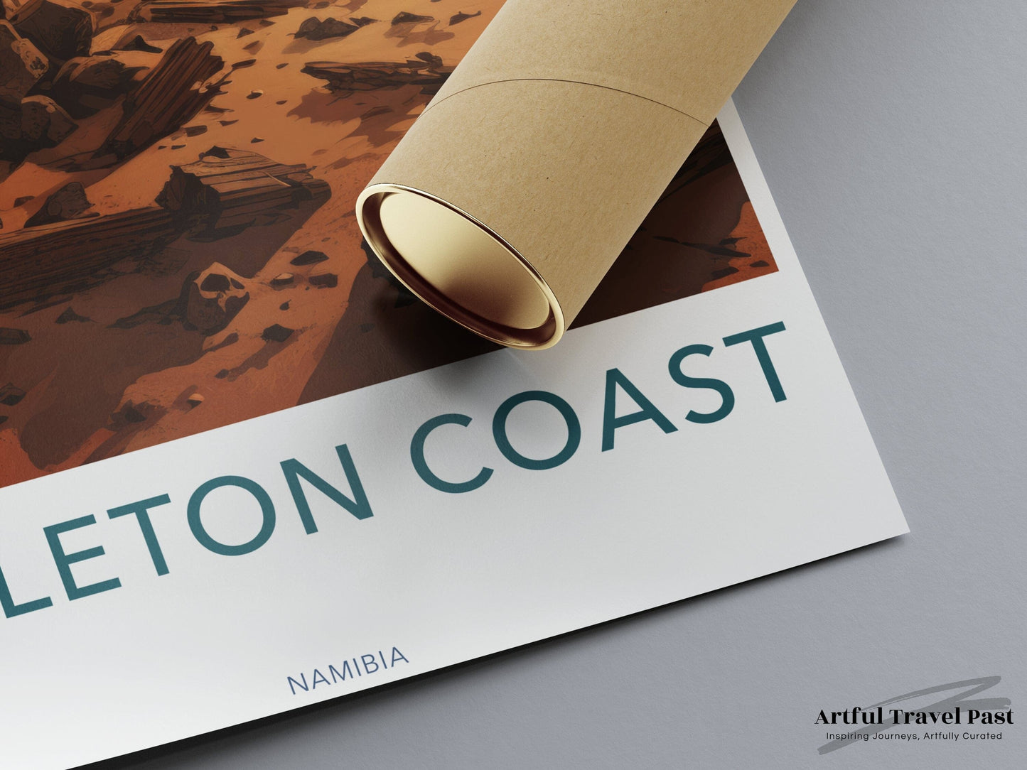 Skeleton Coast Poster - Namibia Wall Art