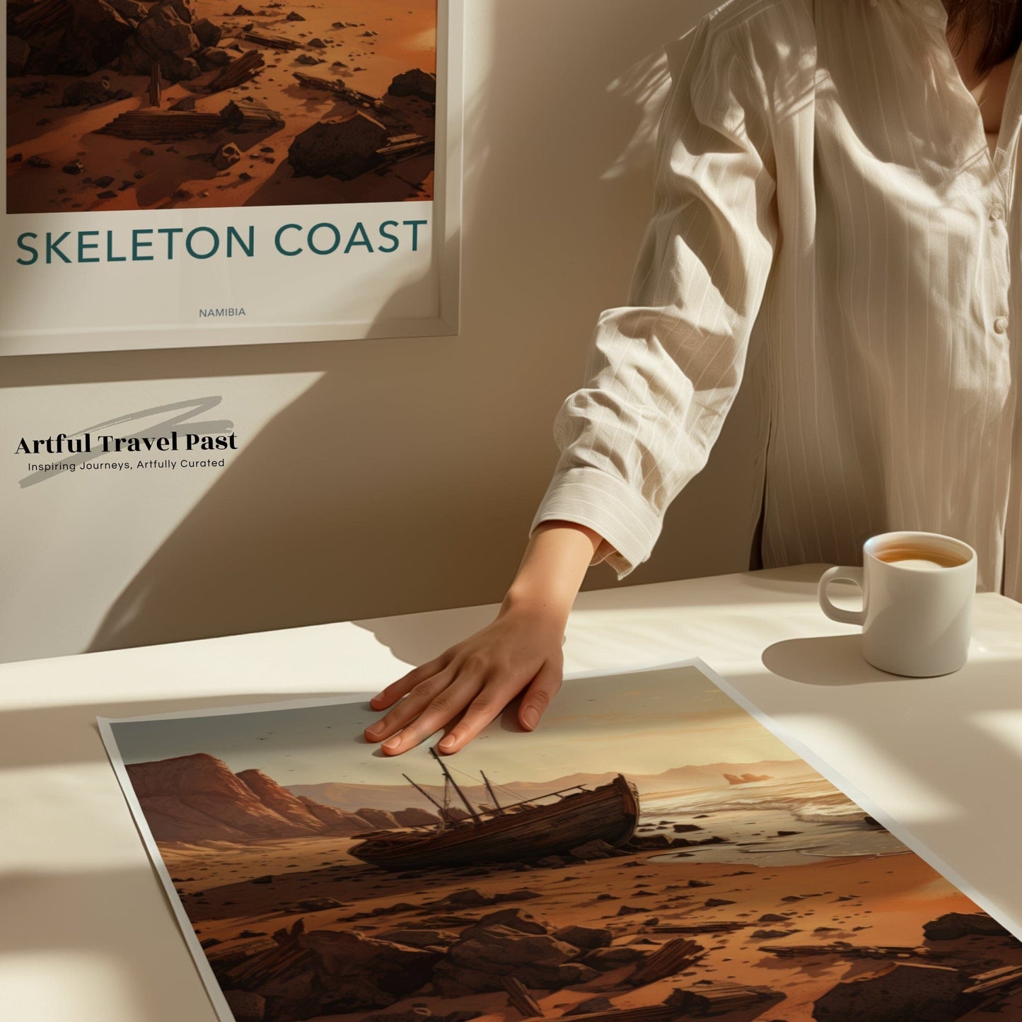 Skeleton Coast Poster - Namibia Wall Art