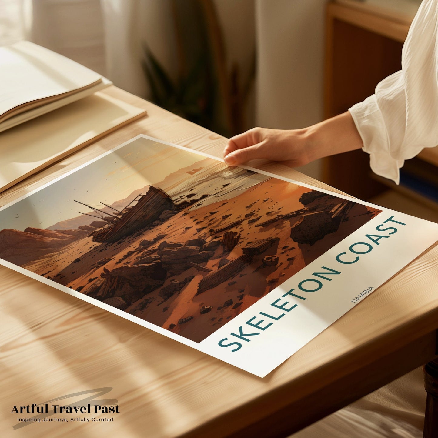 Skeleton Coast Poster - Namibia Wall Art