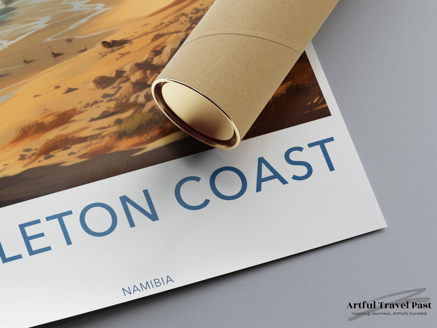 Skeleton Coast Poster | Namibia Wall Art | Africa Decor