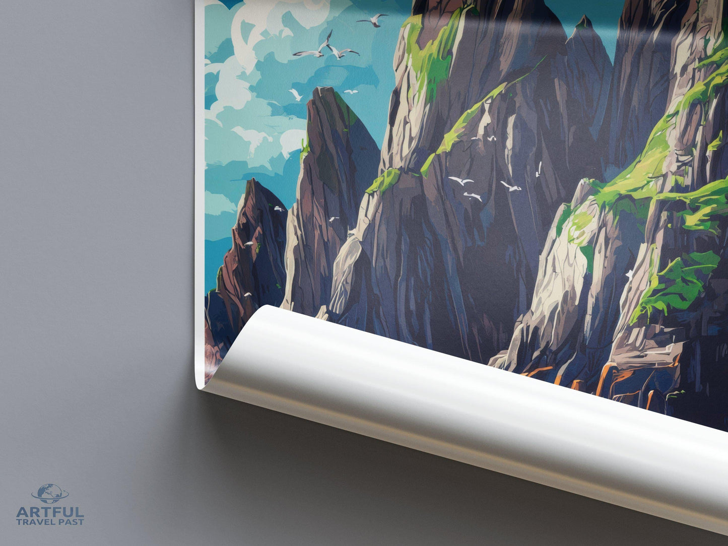 Skellig Michael Ireland Poster