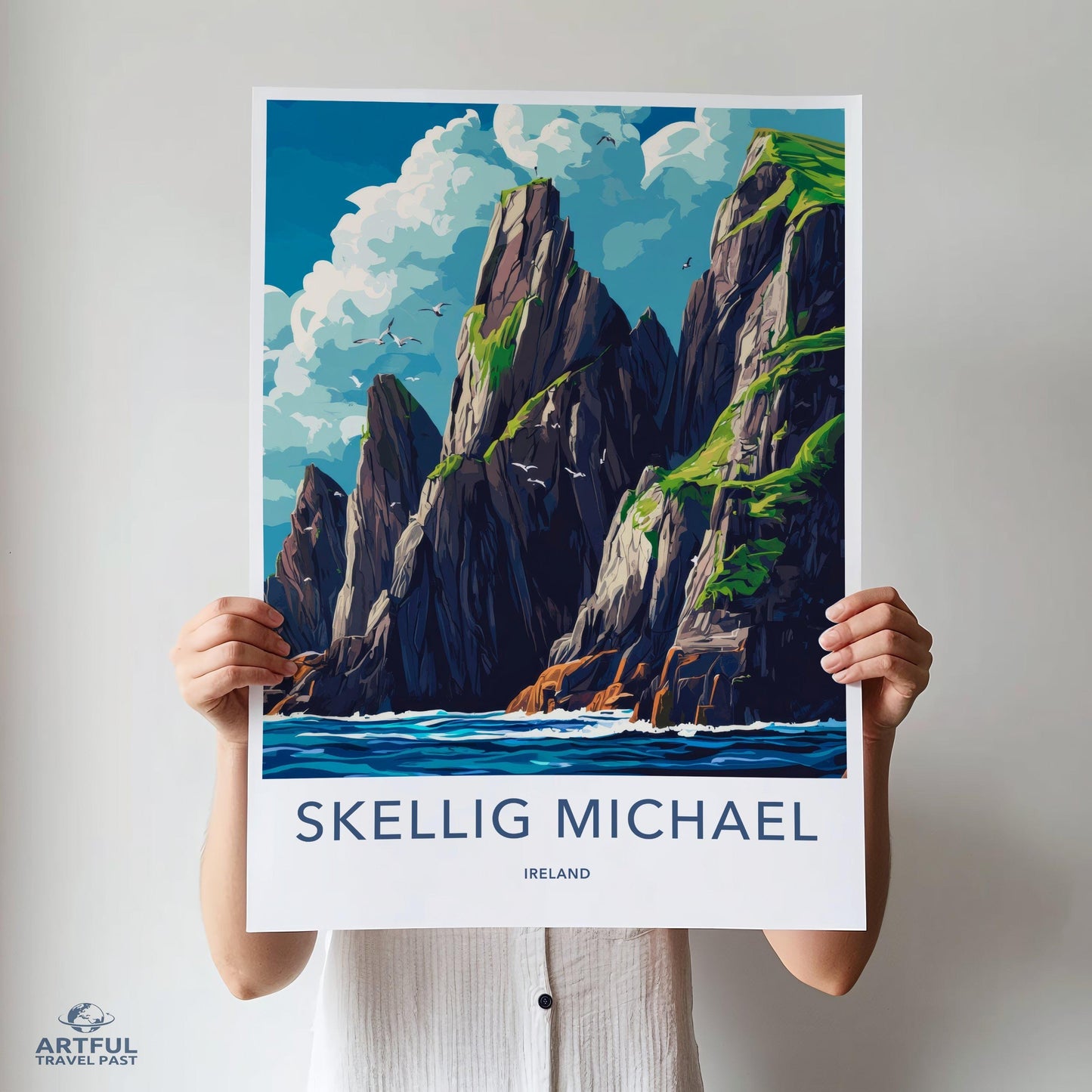 Skellig Michael Ireland Poster