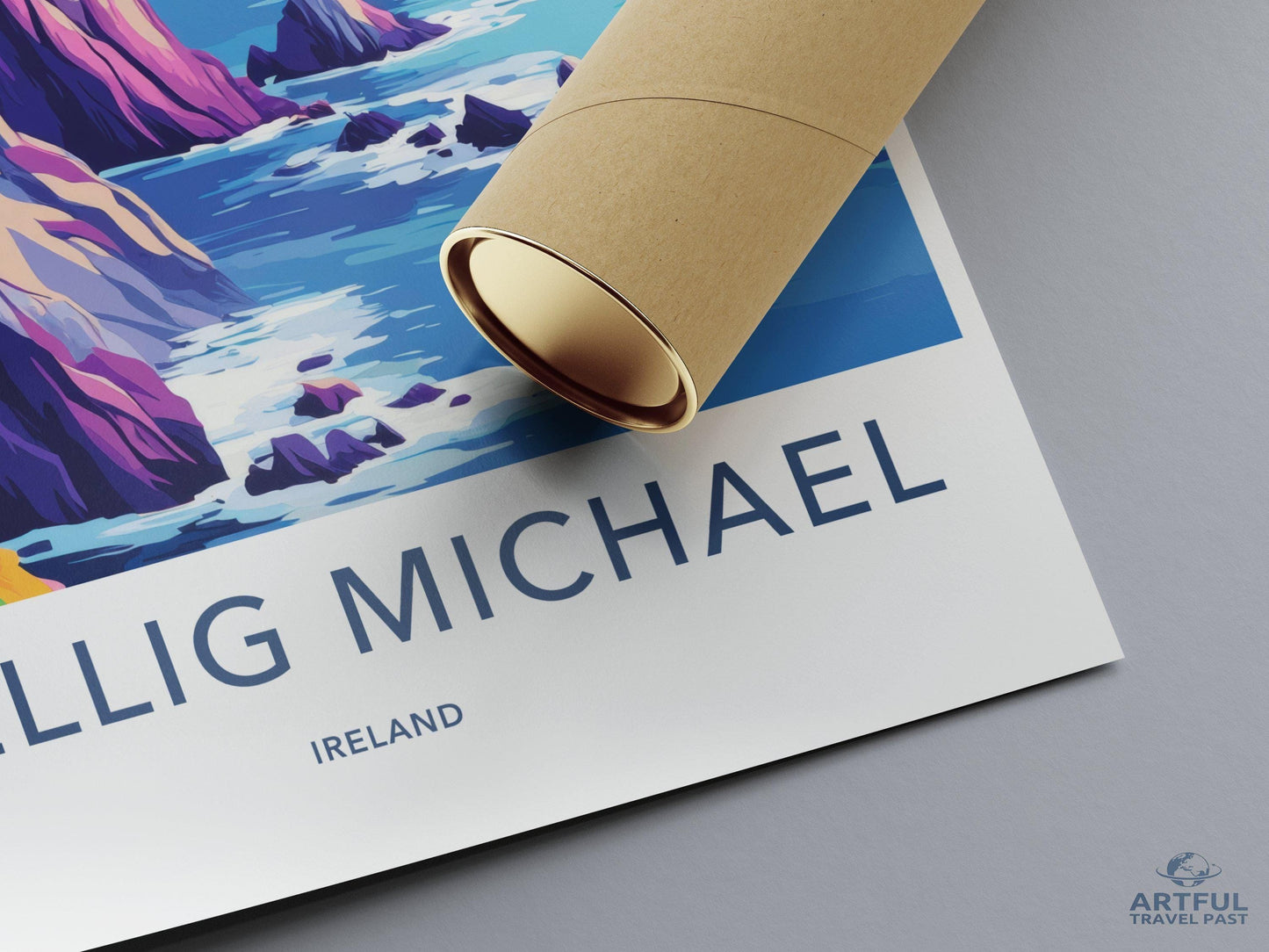 Skellig Michael Poster - Ireland Wall Art