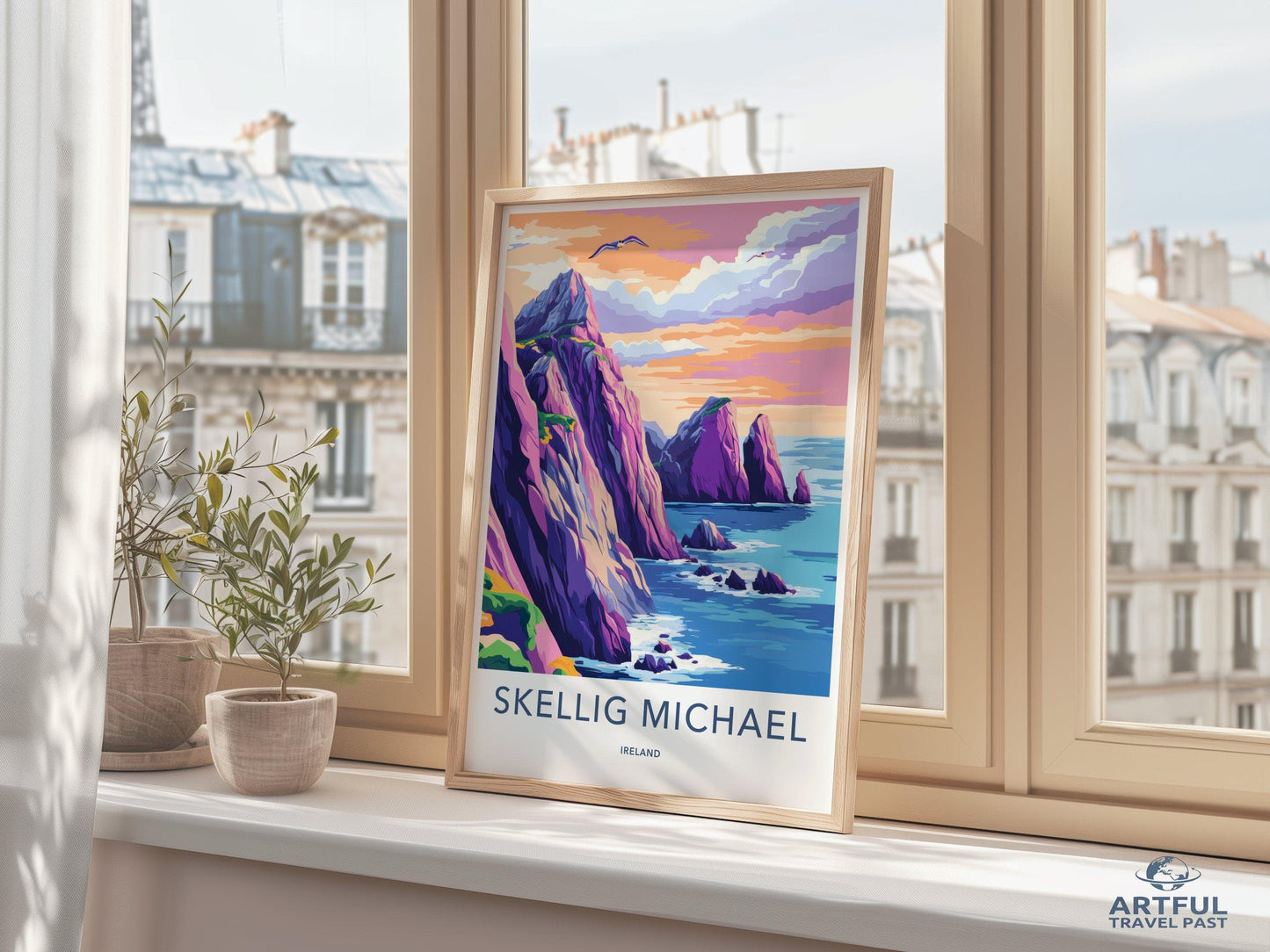 Skellig Michael Poster - Ireland Wall Art
