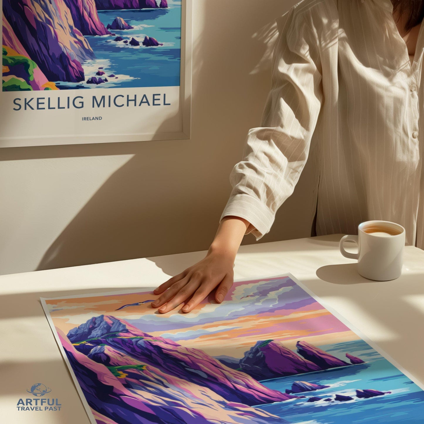 Skellig Michael Poster - Ireland Wall Art