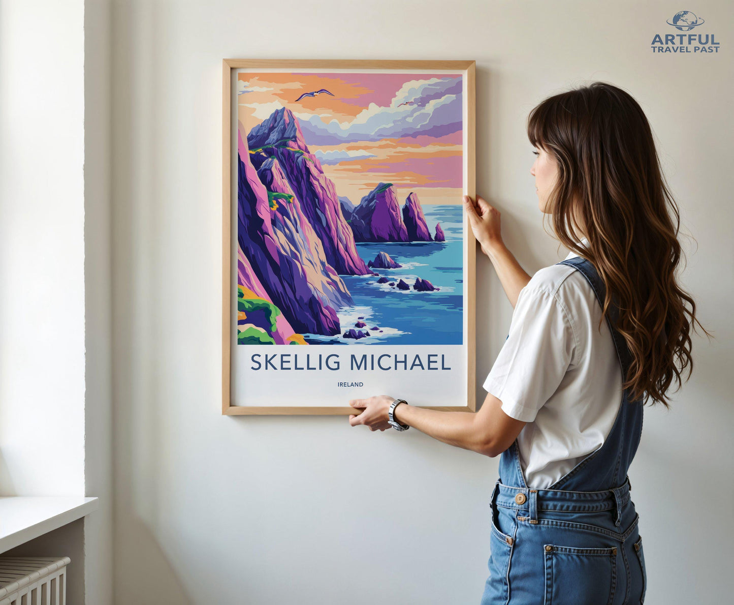 Skellig Michael Poster - Ireland Wall Art
