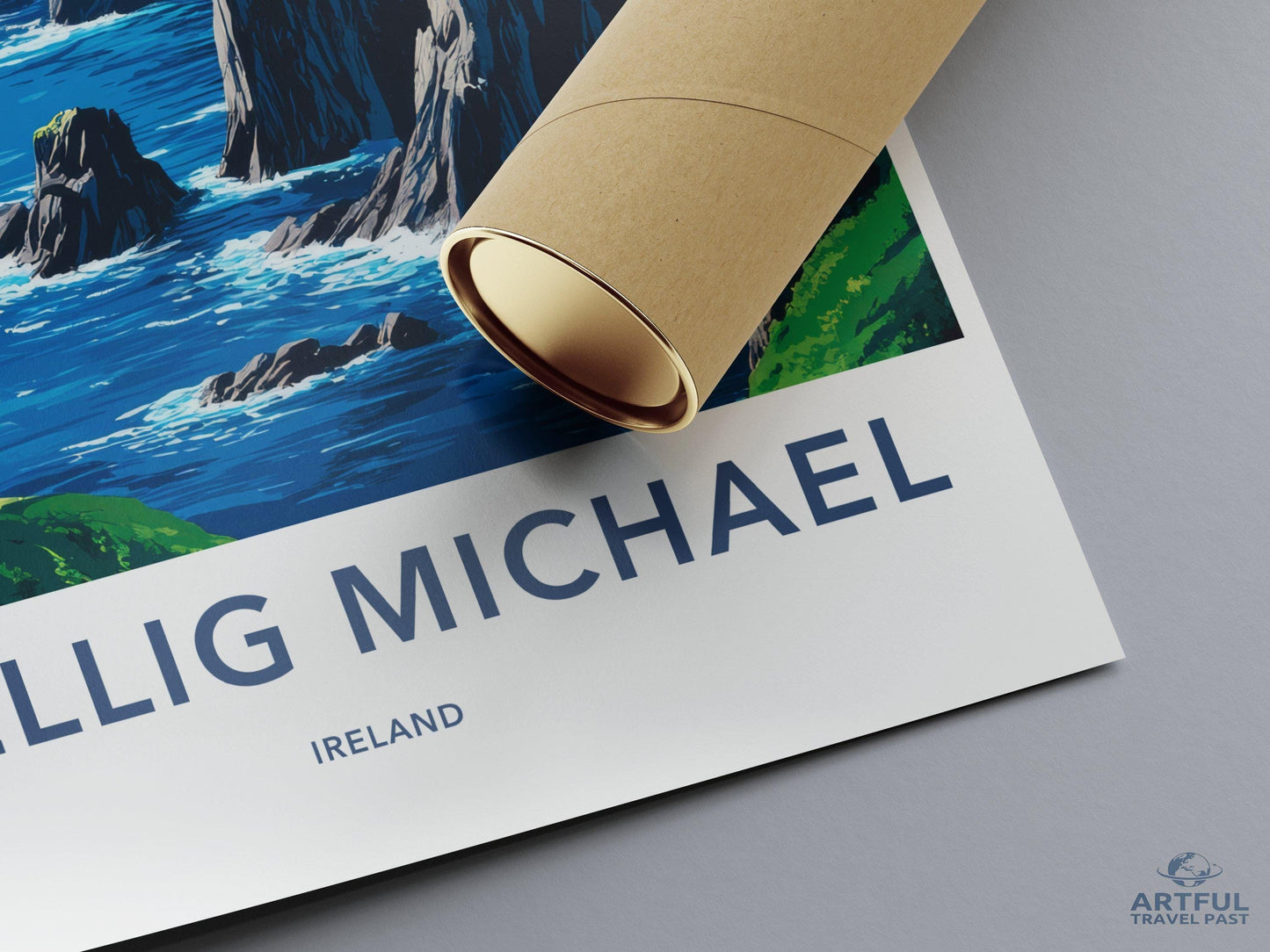 Skellig Michael Poster - Ireland Wall Art