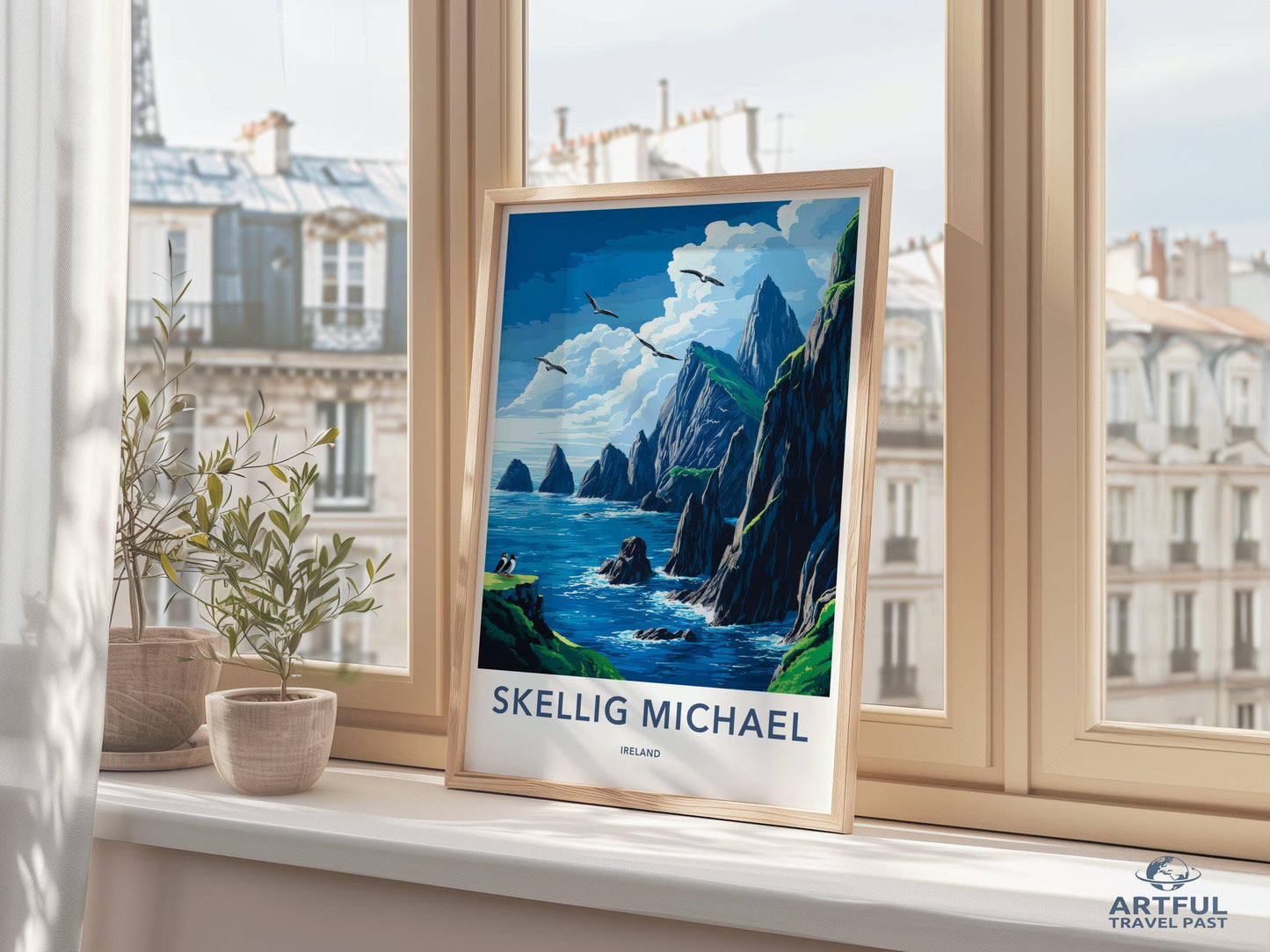 Skellig Michael Poster - Ireland Wall Art