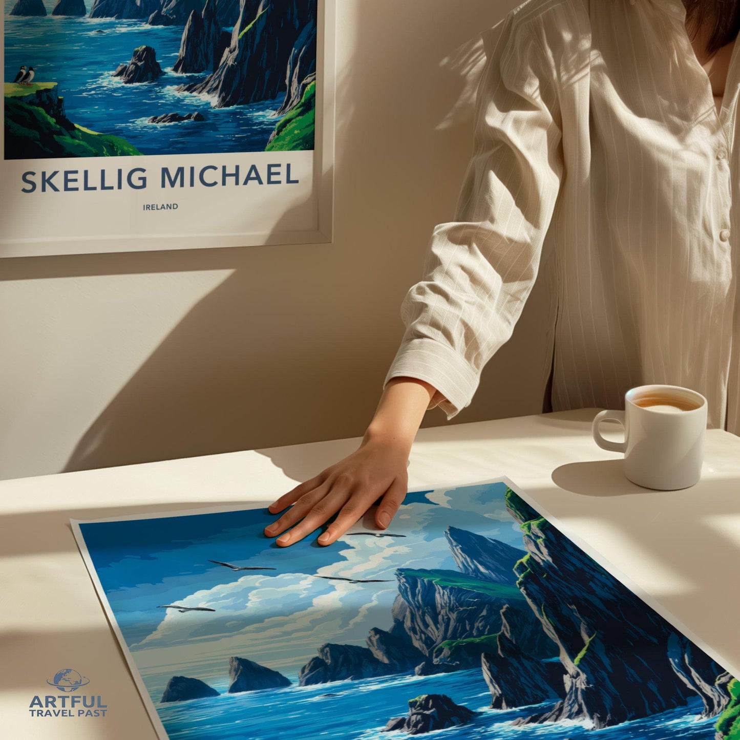 Skellig Michael Poster - Ireland Wall Art