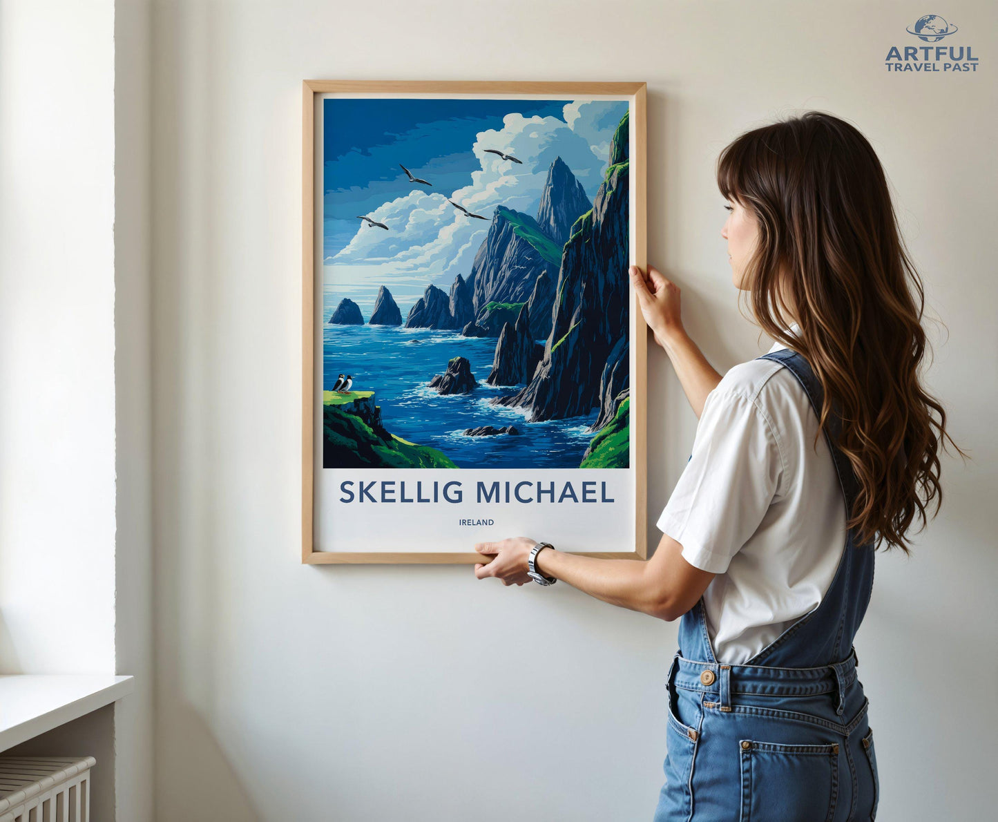 Skellig Michael Poster - Ireland Wall Art