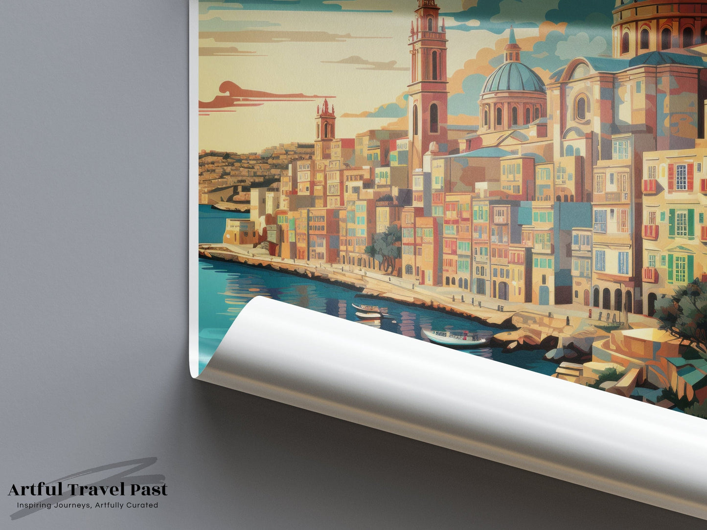 Sliema Malta Poster | Malta Wall Art | Europe Decor