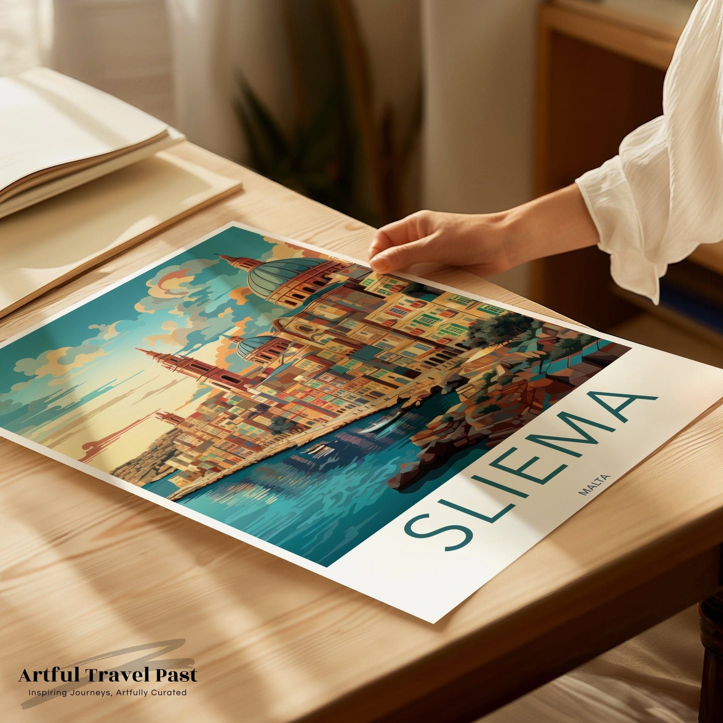 Sliema Malta Poster | Malta Wall Art | Europe Decor