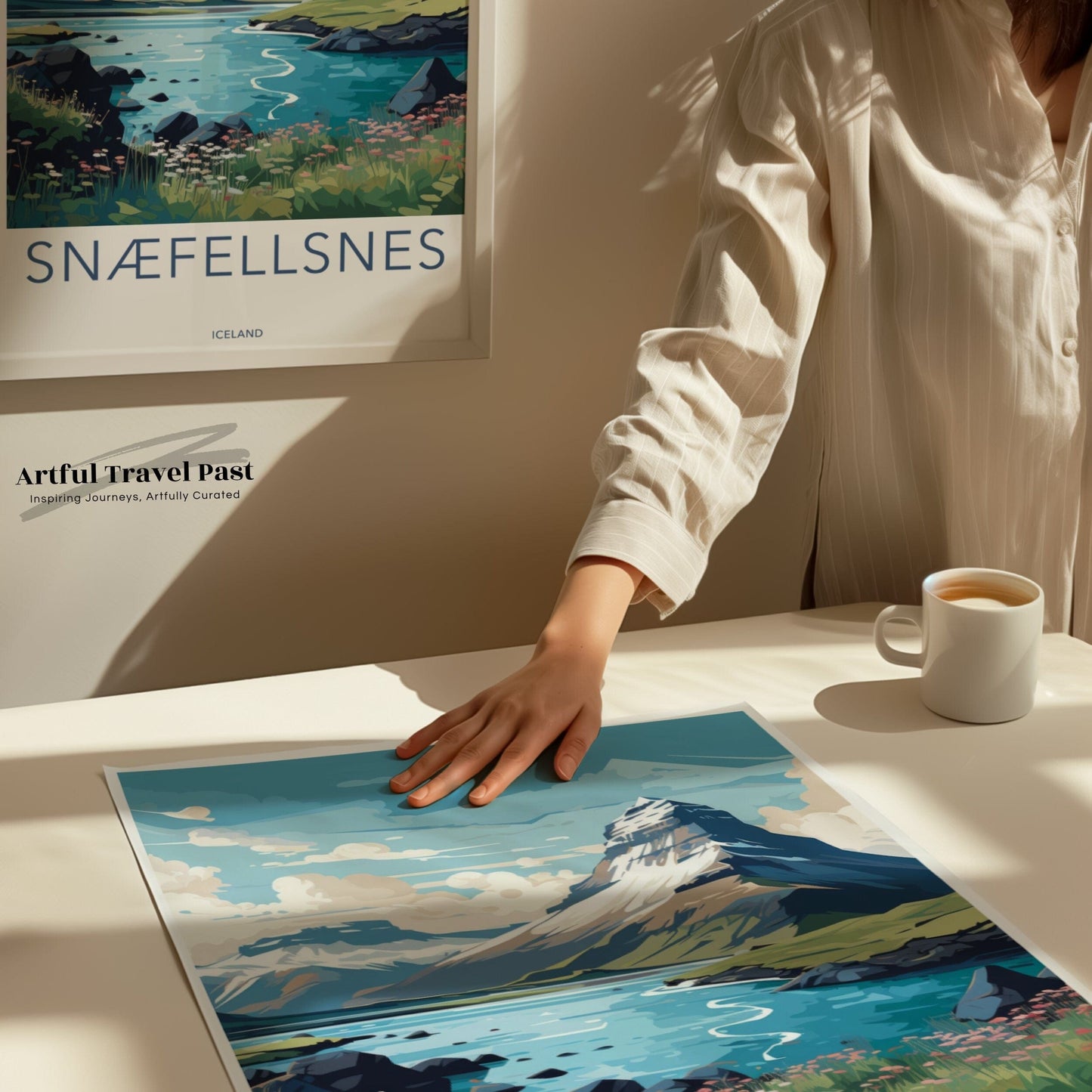 Snaefellsnes Poster | Nordic Decor | Iceland Wall Art