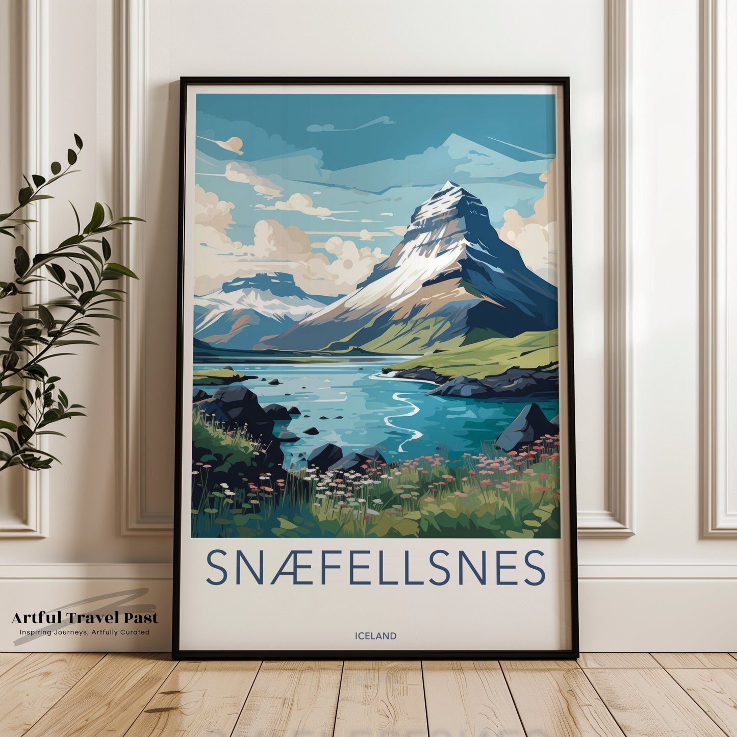 Snaefellsnes Poster | Nordic Decor | Iceland Wall Art