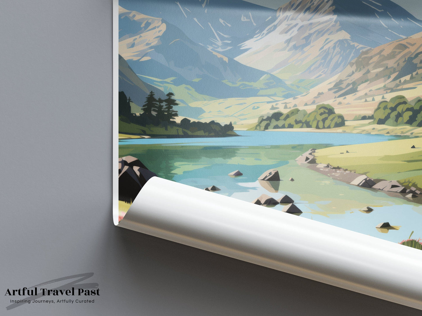 Snowdonia Poster - Wales Wall Art