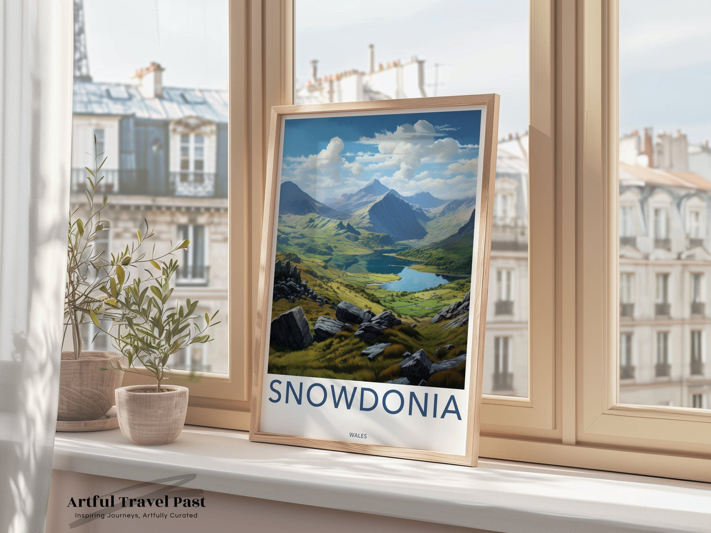 Snowdonia Poster | Wales Wall Art | UK Decor