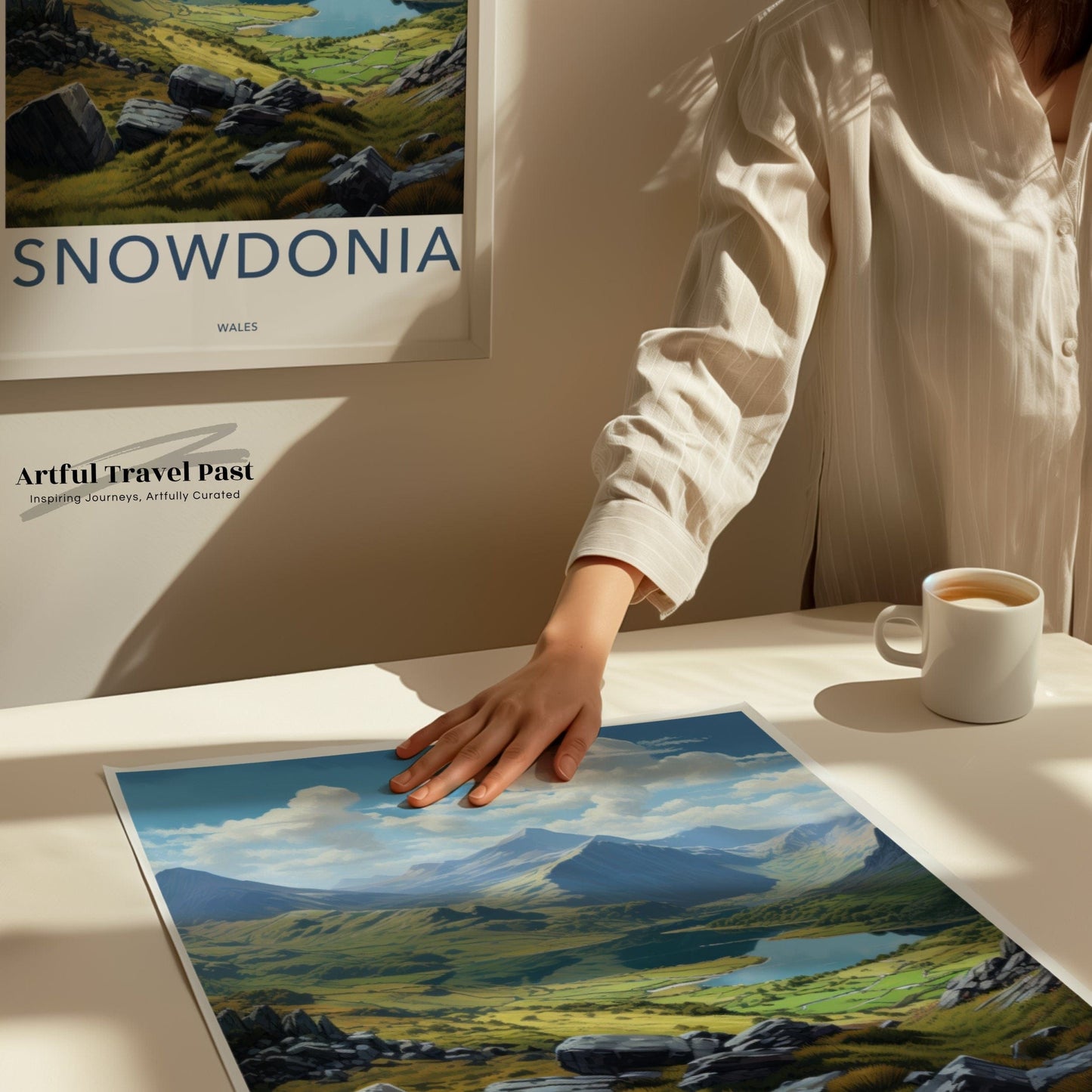 Snowdonia Poster | Wales Wall Art | UK Decor