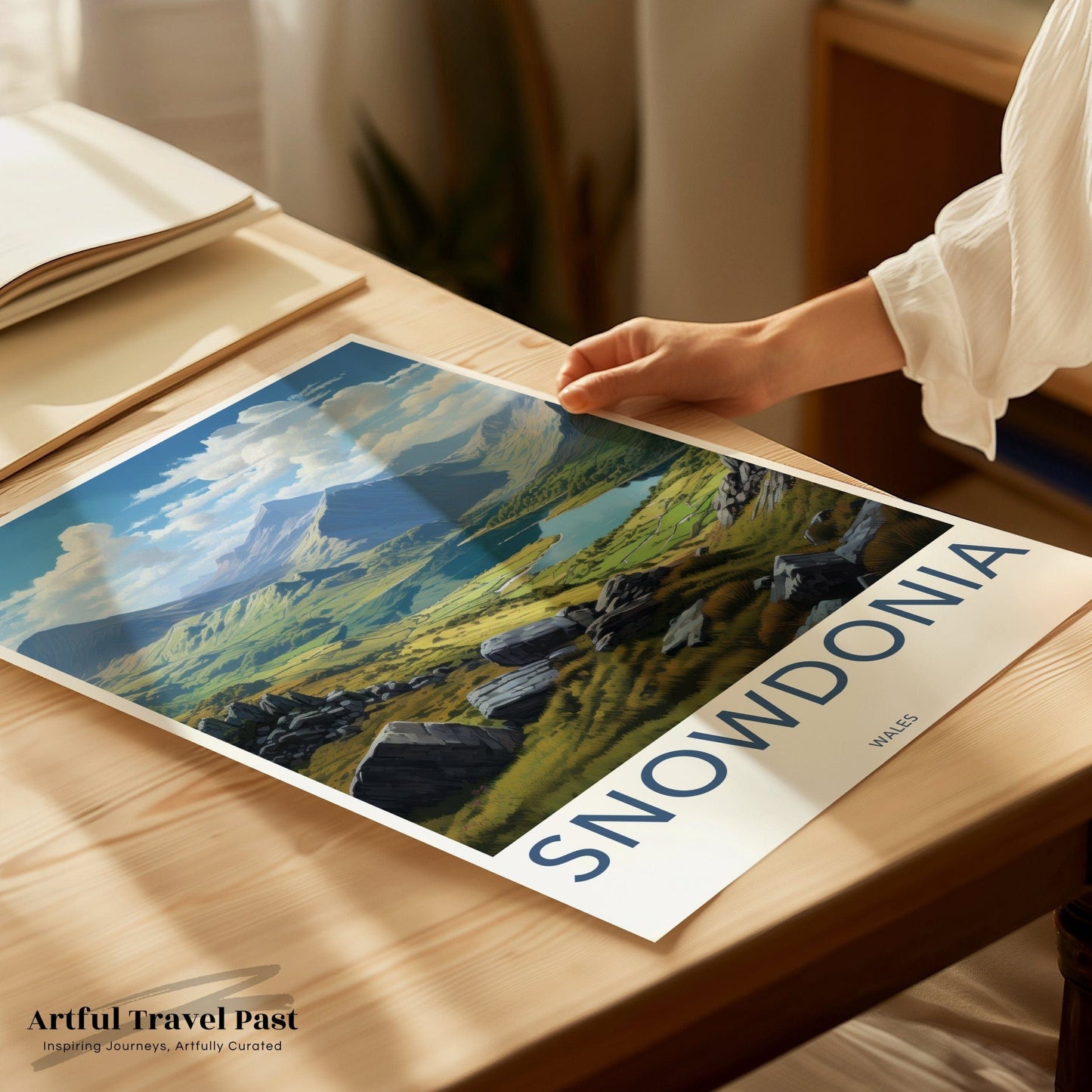 Snowdonia Poster | Wales Wall Art | UK Decor
