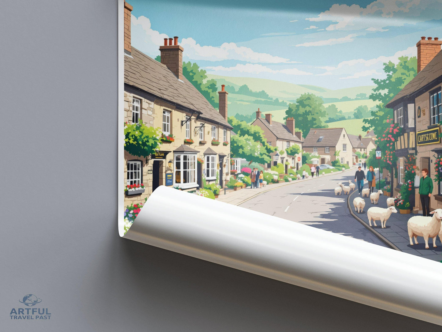 Snowshill Poster - England Wall Art