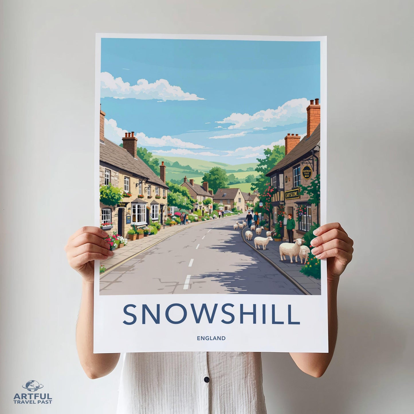 Snowshill Poster - England Wall Art