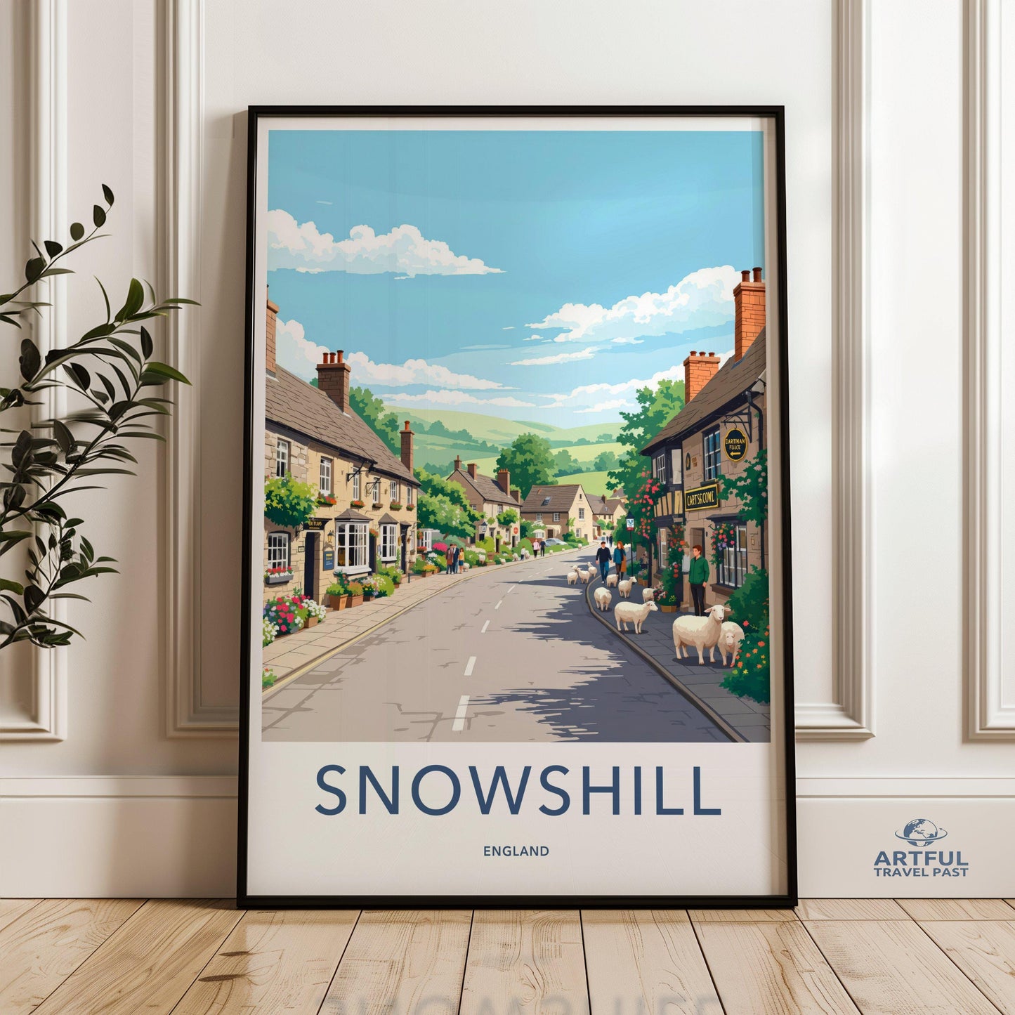 Snowshill Poster - England Wall Art