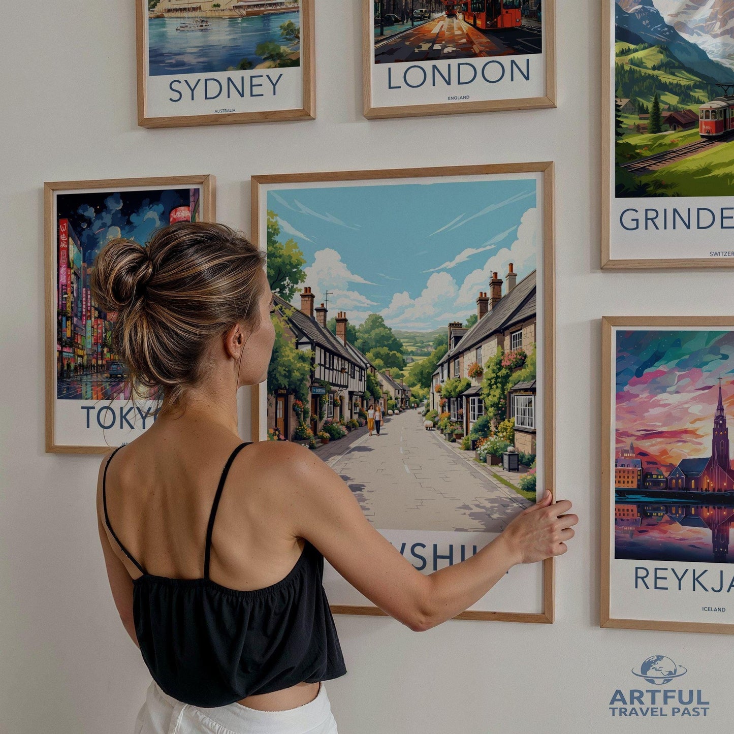 Snowshill Poster | England Wall Art | UK Decor