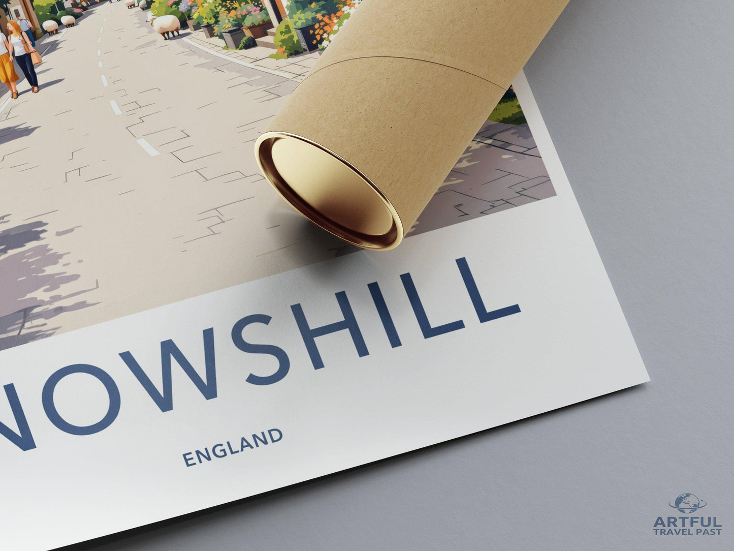 Snowshill Poster | England Wall Art | UK Decor