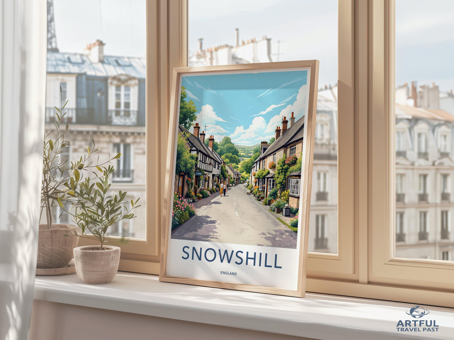 Snowshill Poster | England Wall Art | UK Decor