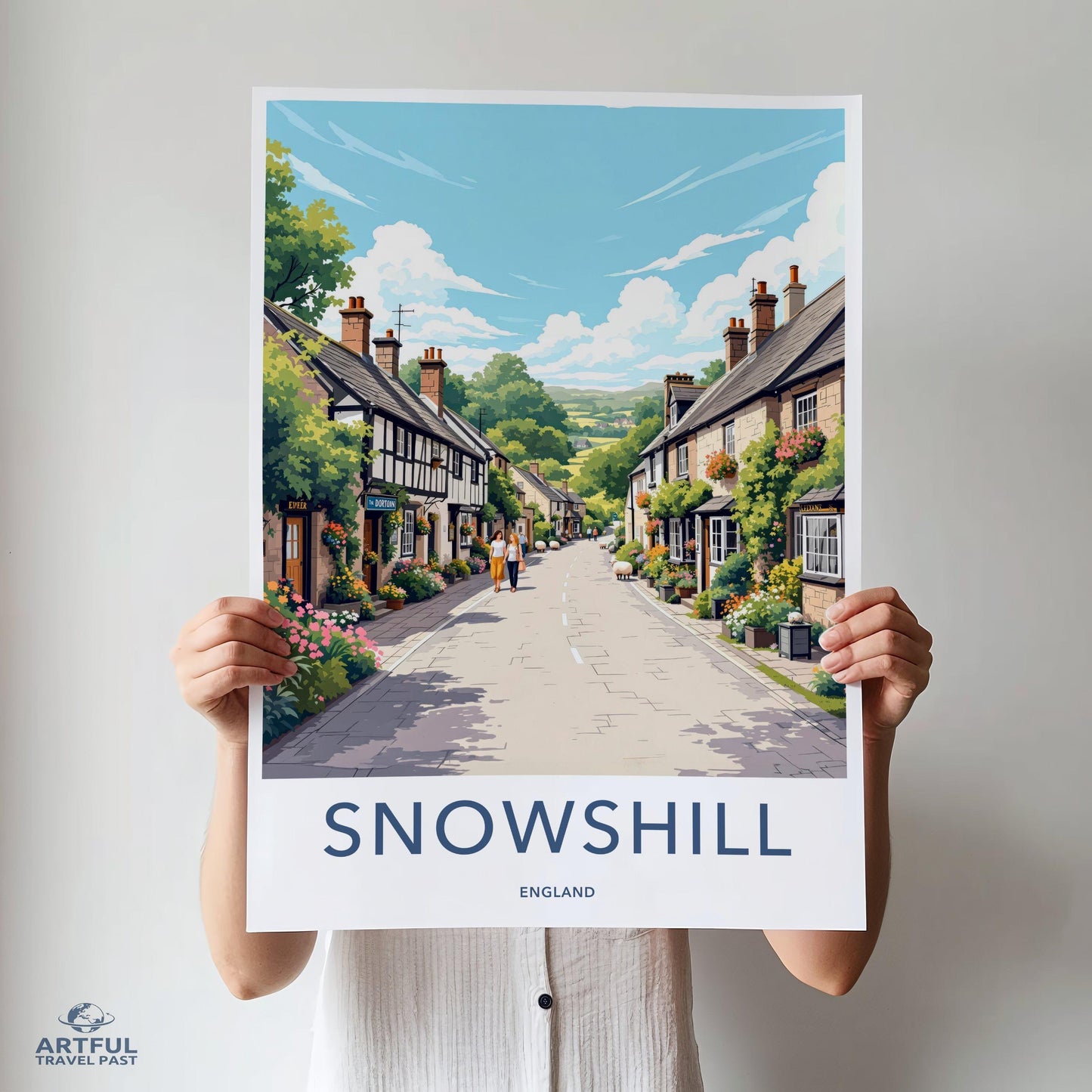 Snowshill Poster | England Wall Art | UK Decor