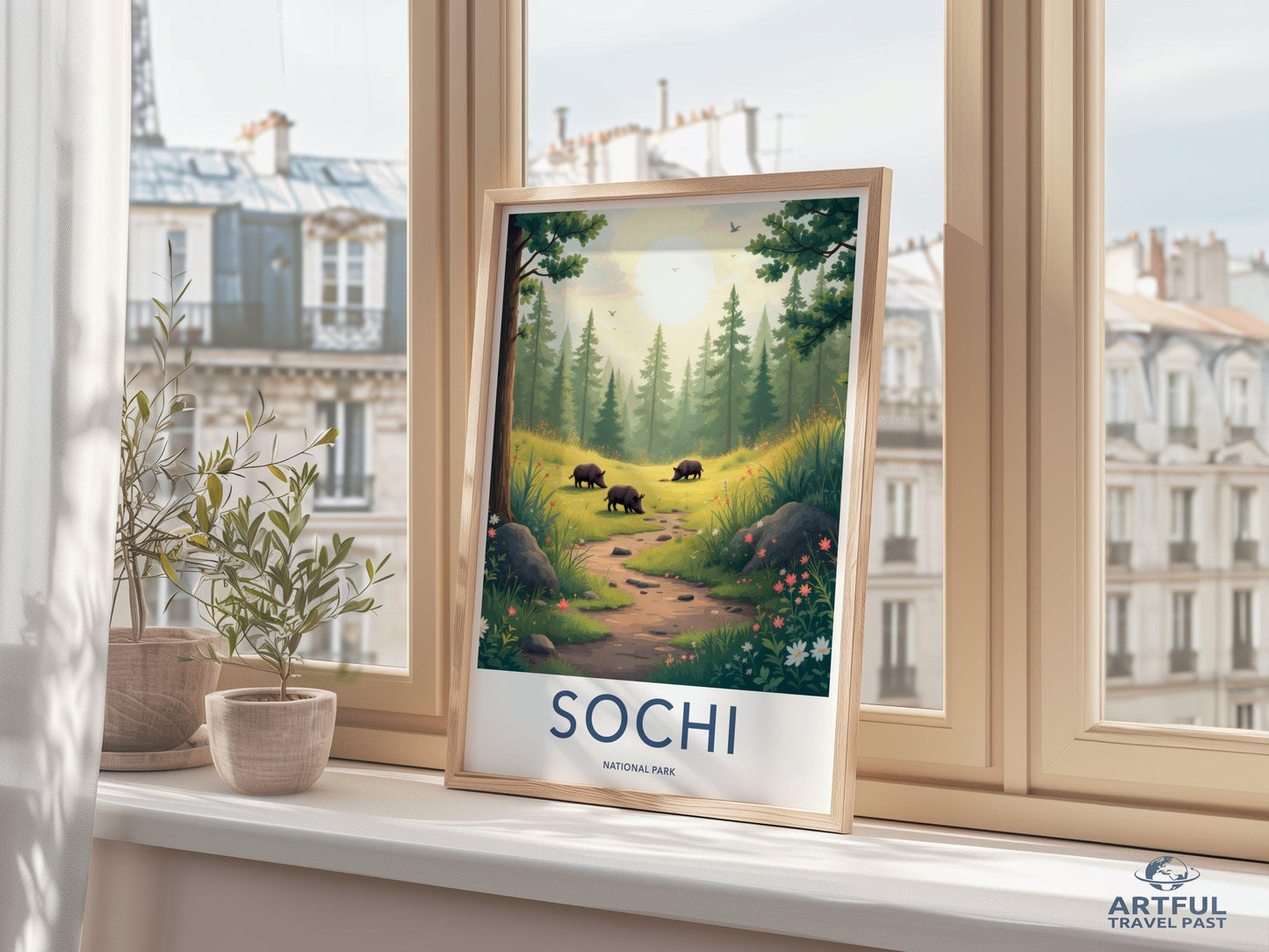 Sochi Russia National Park Poster
