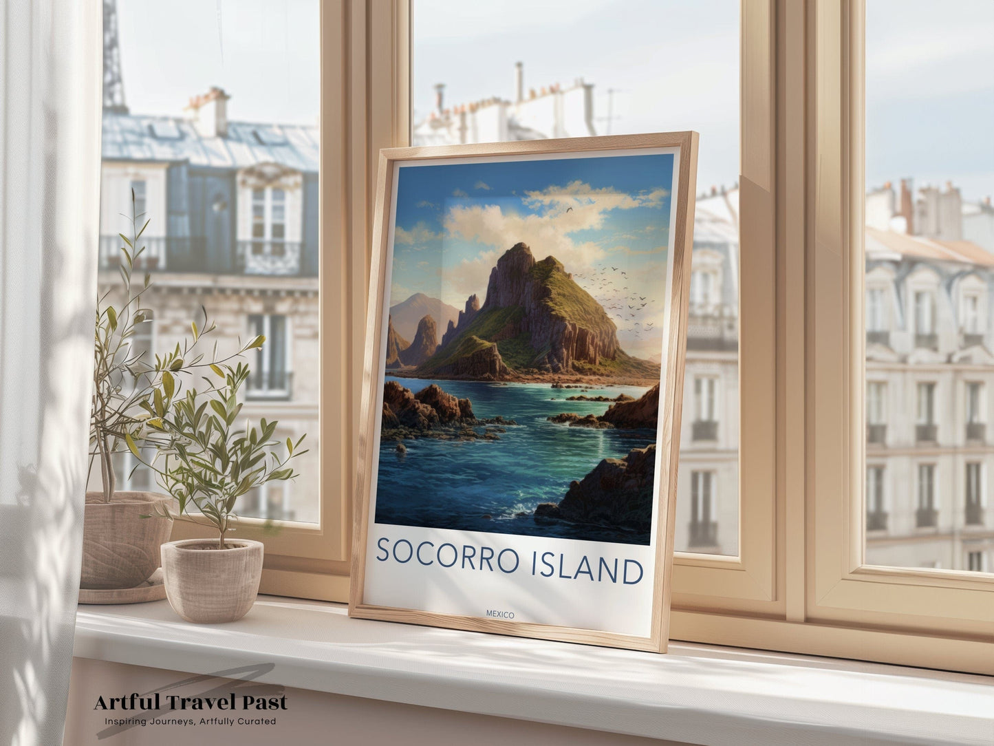Socorro Island Poster - Mexico Wall Art