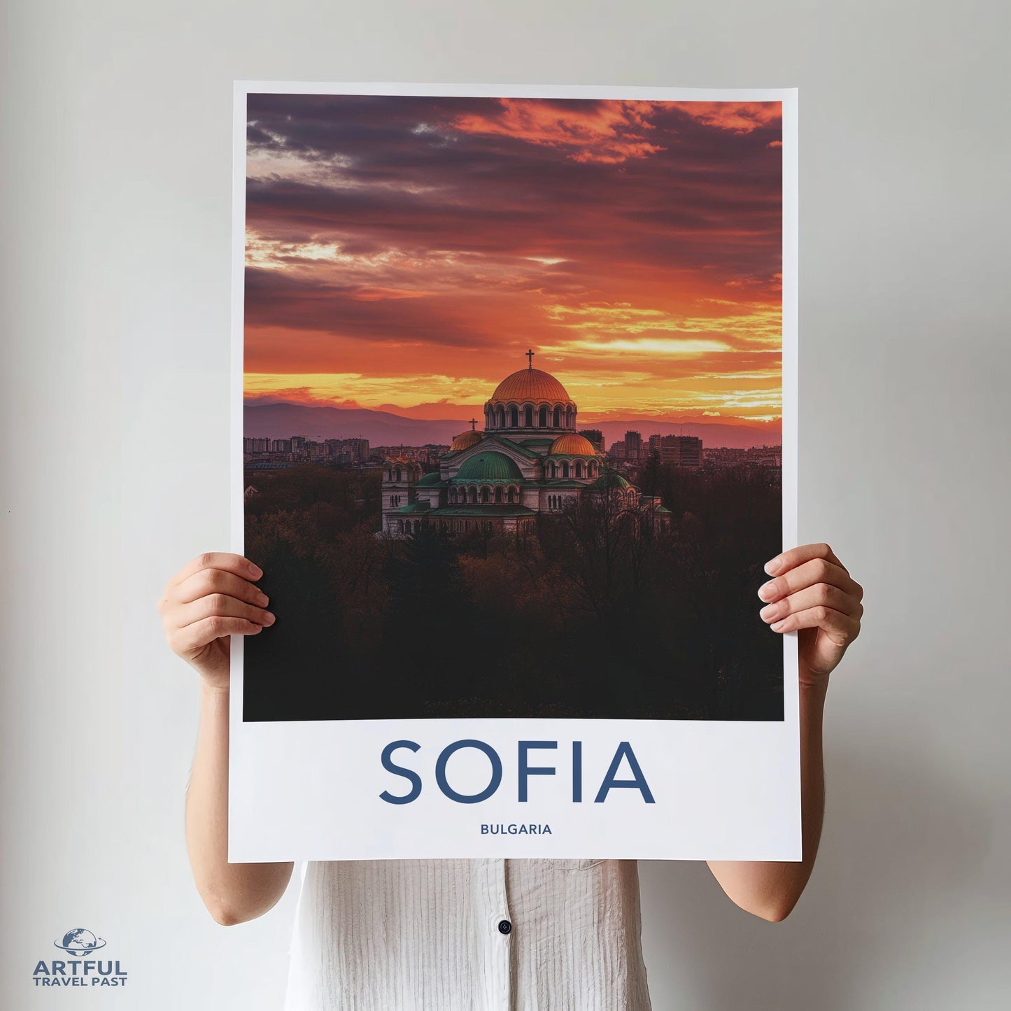 Sofia Poster | Bulgaria Wall Art | Europe Decor