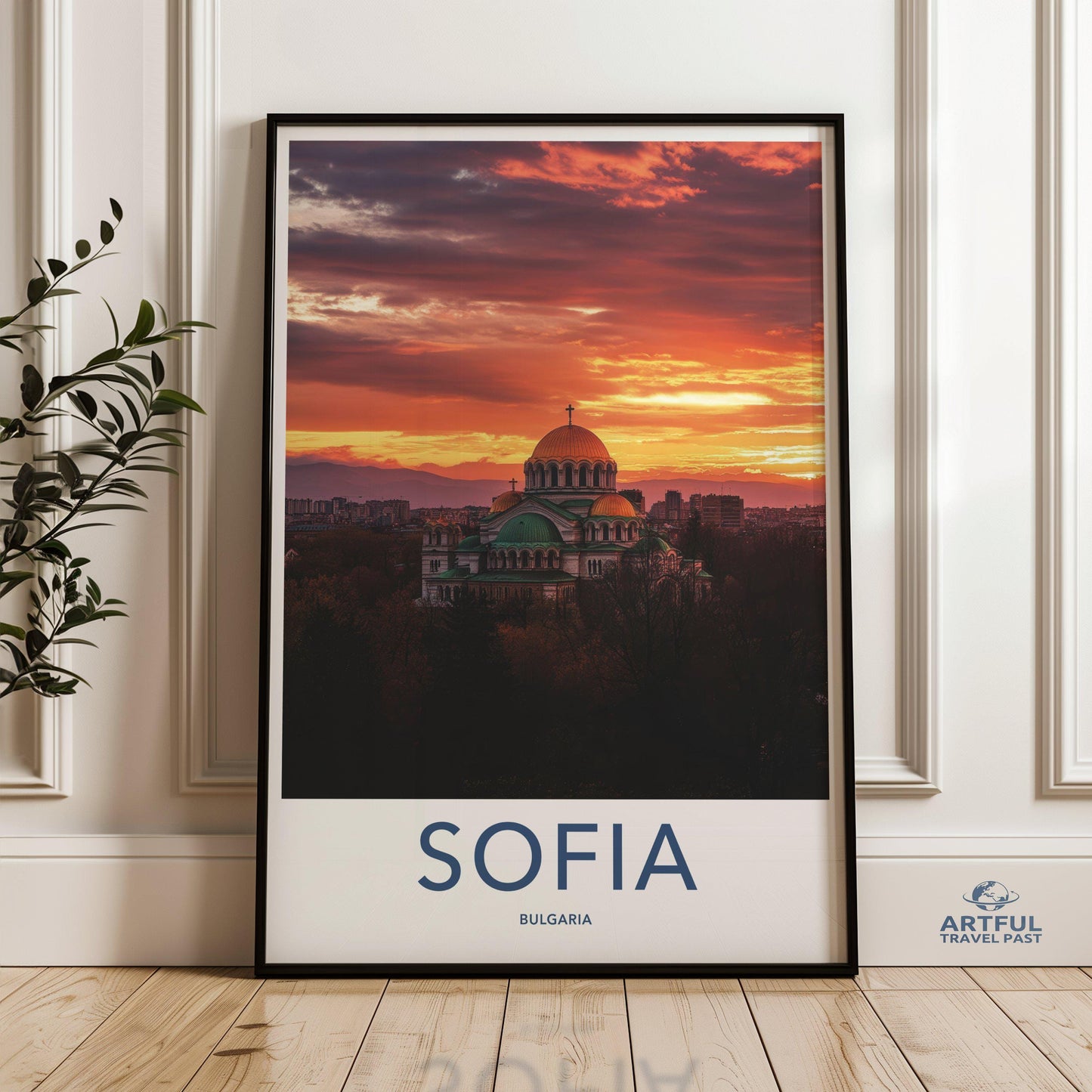 Sofia Poster | Bulgaria Wall Art | Europe Decor