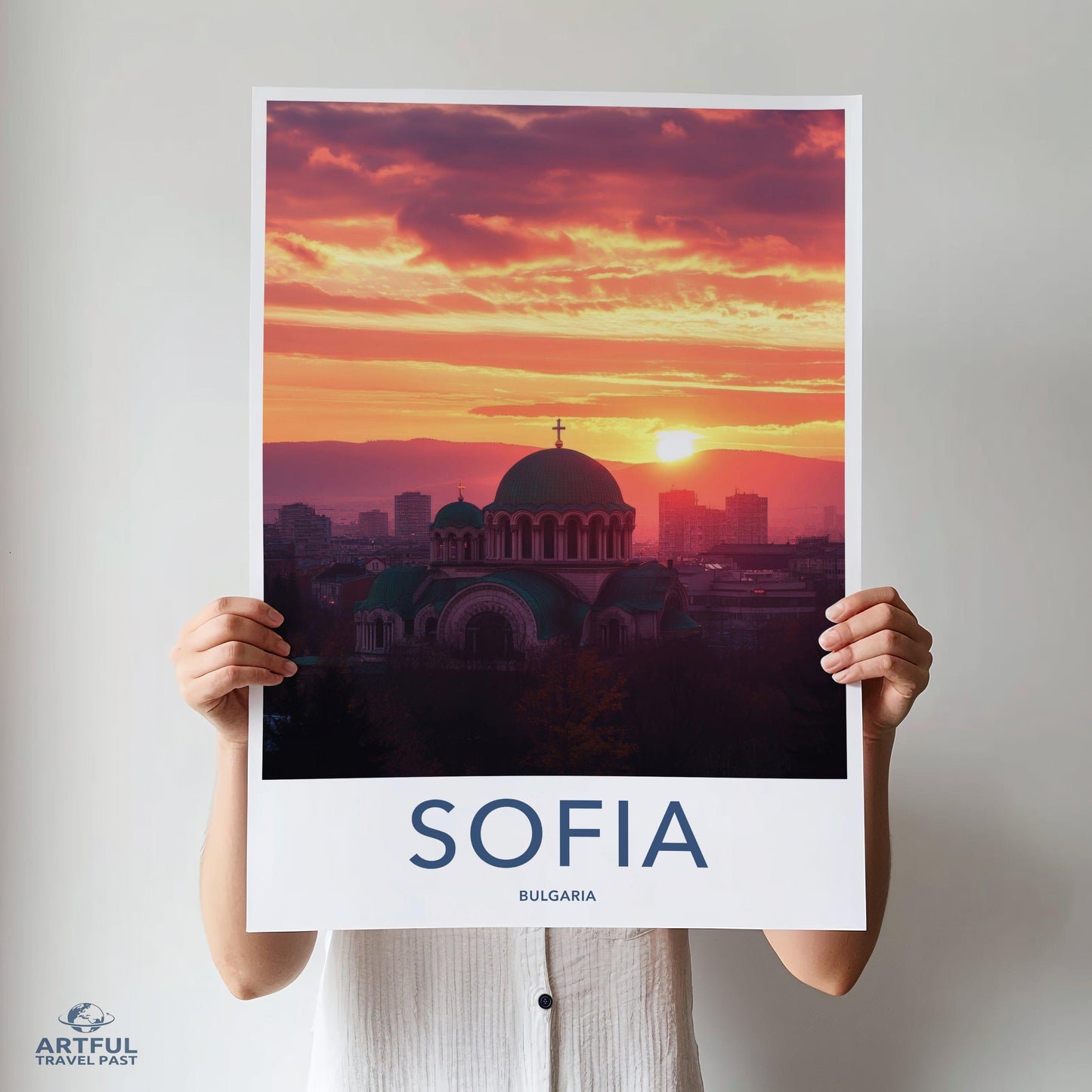 Sofia Poster | Bulgaria Wall Art | Europe Decor