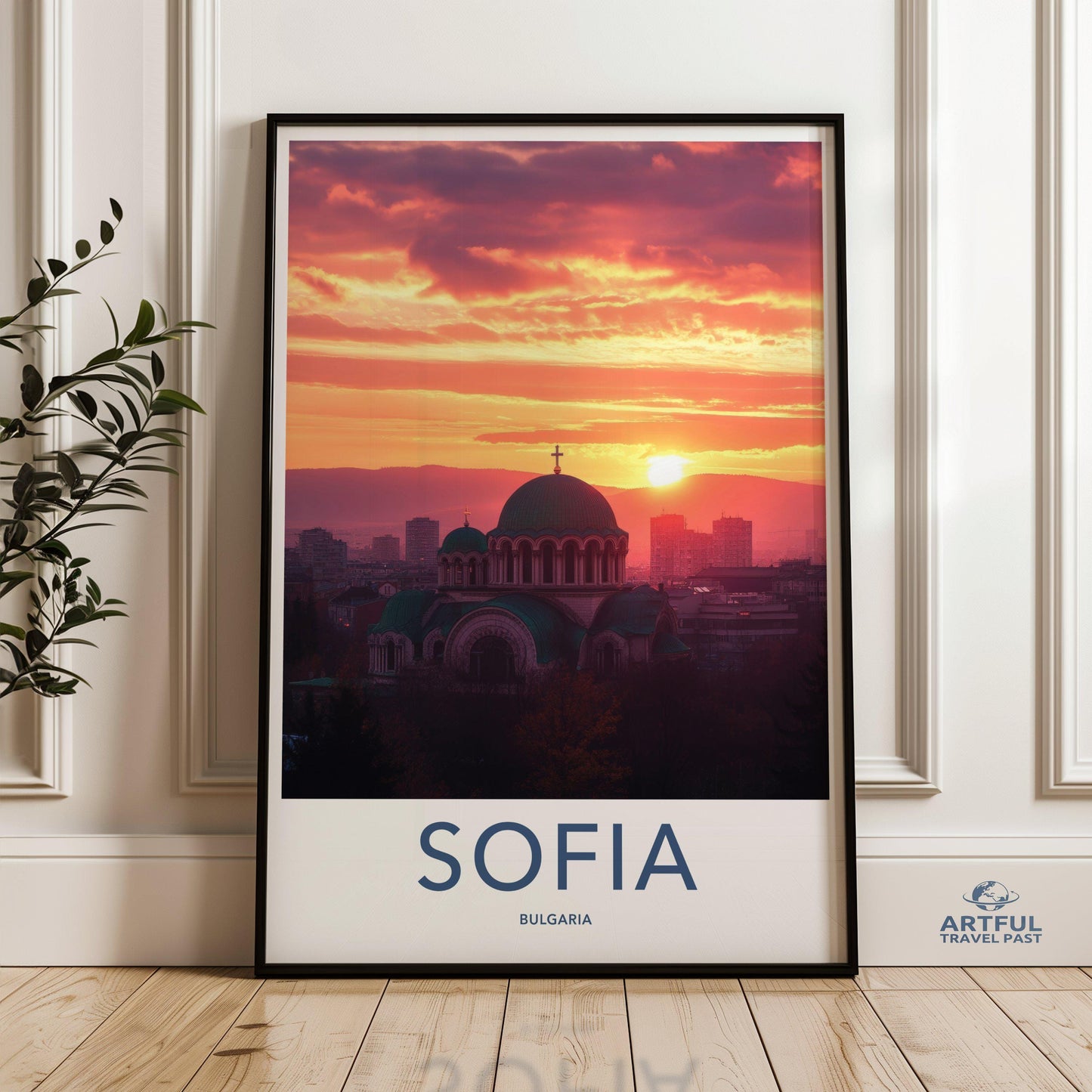 Sofia Poster | Bulgaria Wall Art | Europe Decor