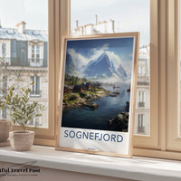 Sognefjord Poster - Norway Wall Art