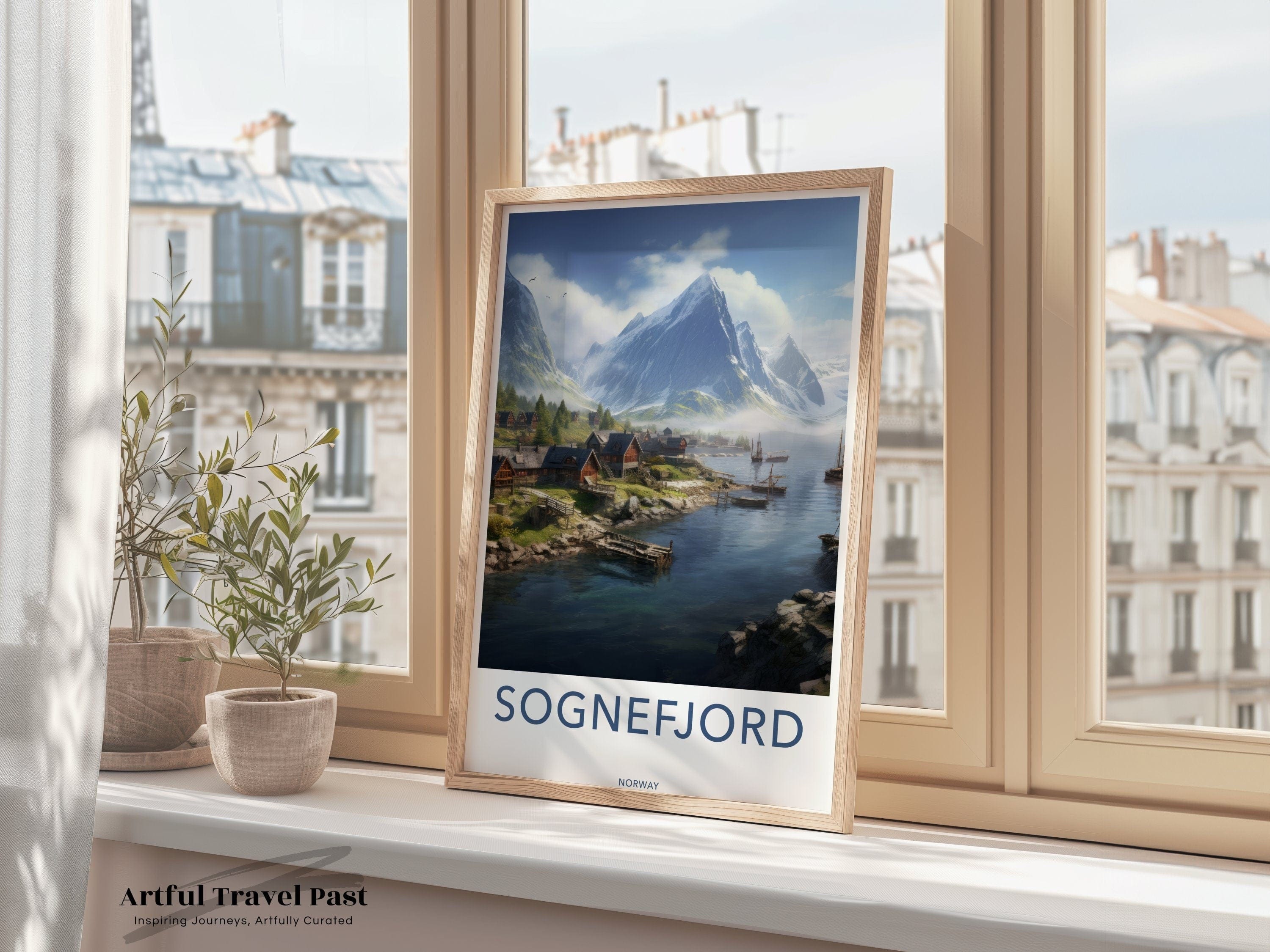 Sognefjord Poster - Norway Wall Art