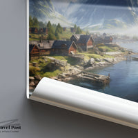 Sognefjord Poster - Norway Wall Art