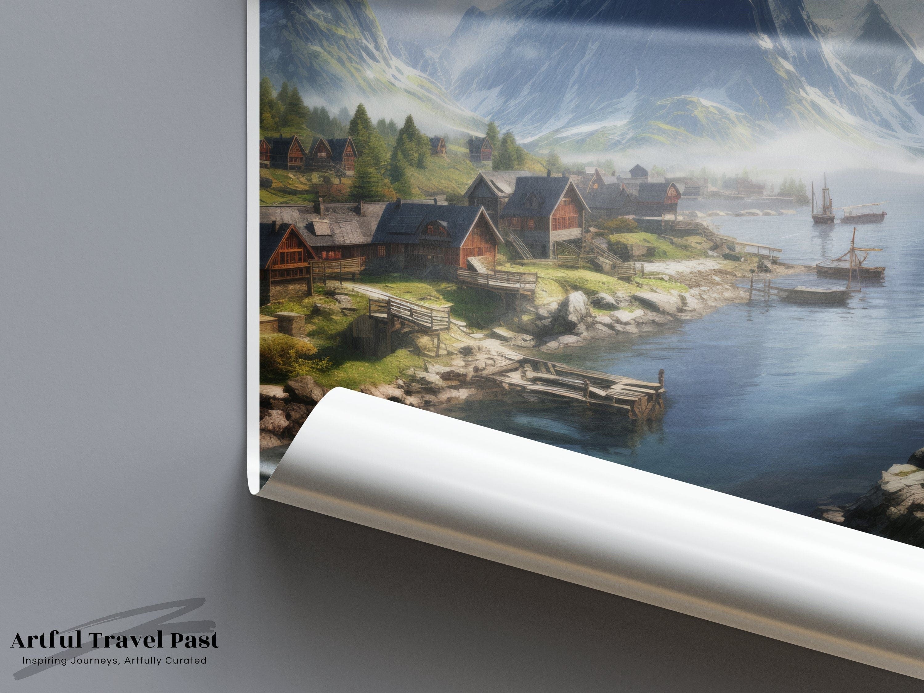 Sognefjord Poster - Norway Wall Art