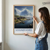 Sognefjord Poster - Norway Wall Art