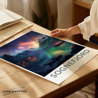 Sognefjord Poster - Norway Wall Art