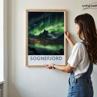 Sognefjord Poster - Norway Wall Art