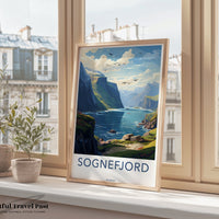 Sognefjord Poster - Norway Wall Art