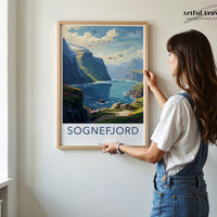Sognefjord Poster - Norway Wall Art
