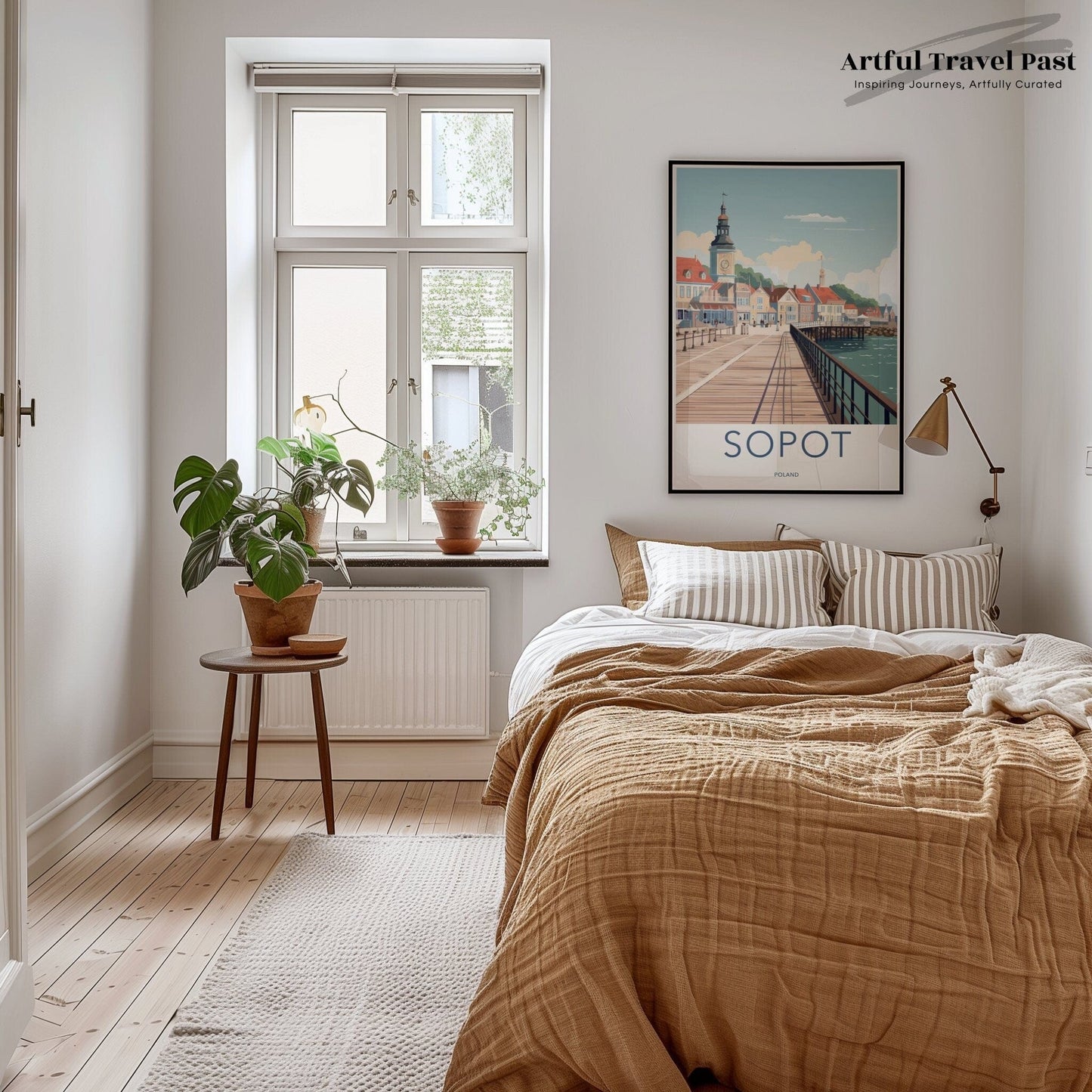 Sopot Poster | Poland Wall Art | Eastern Europe Decor