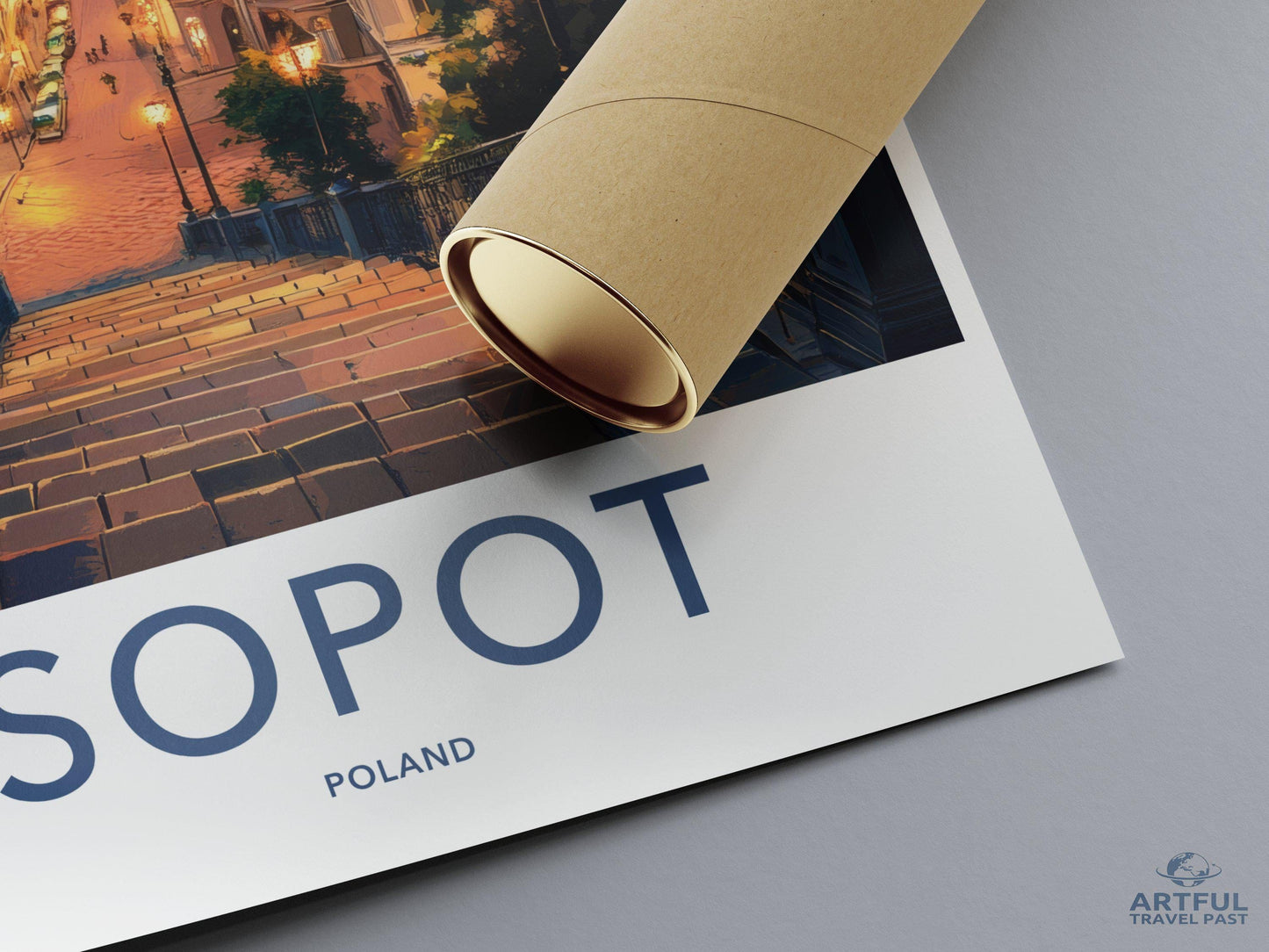 Sopot Poster | Poland Wall Art | Europe Decor
