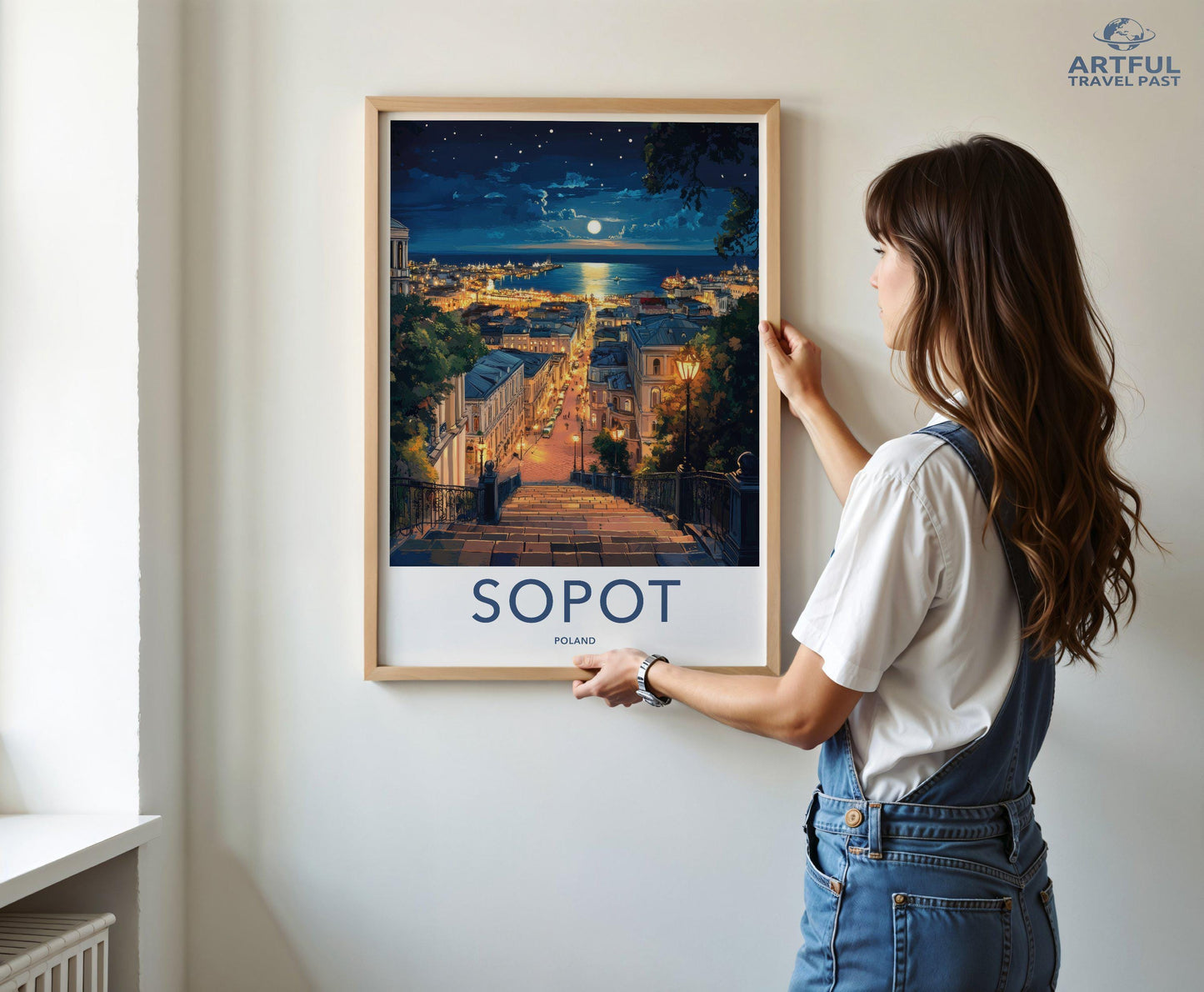 Sopot Poster | Poland Wall Art | Europe Decor