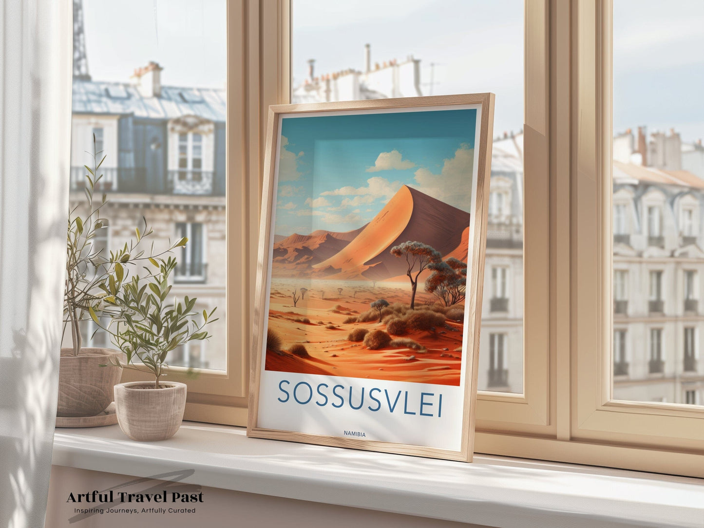 Sossusvlei Desert Poster | Namibia Wall Art