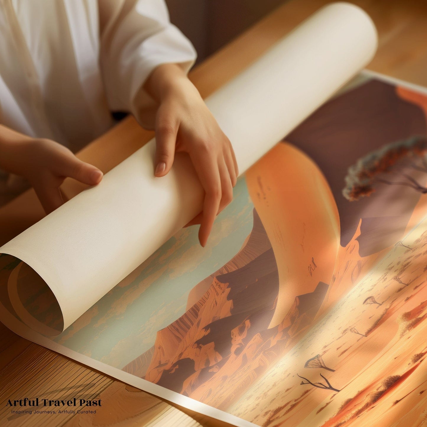 Sossusvlei Desert Poster | Namibia Wall Art